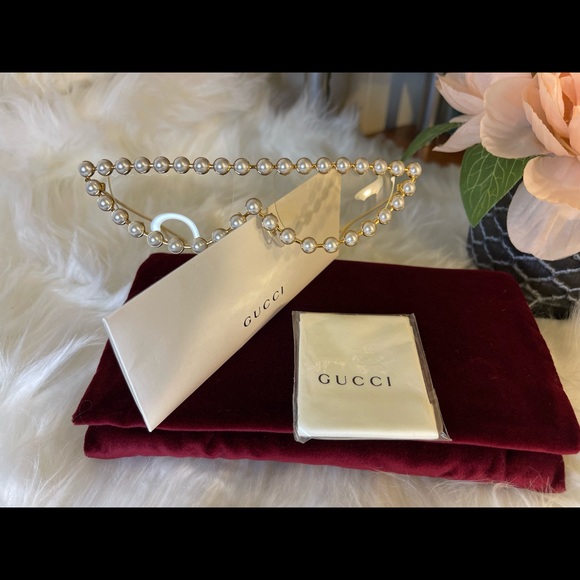 GUCCI HOLLYWOOD FOREVER COLLECTION Women’s irregular 53mm sunglasses - Picture 9 of 17